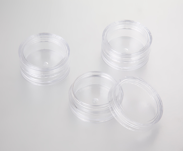 10g clear cosmetic plastic jars
