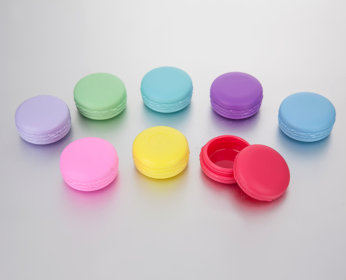 10g multicolor cosmetic plastic jars