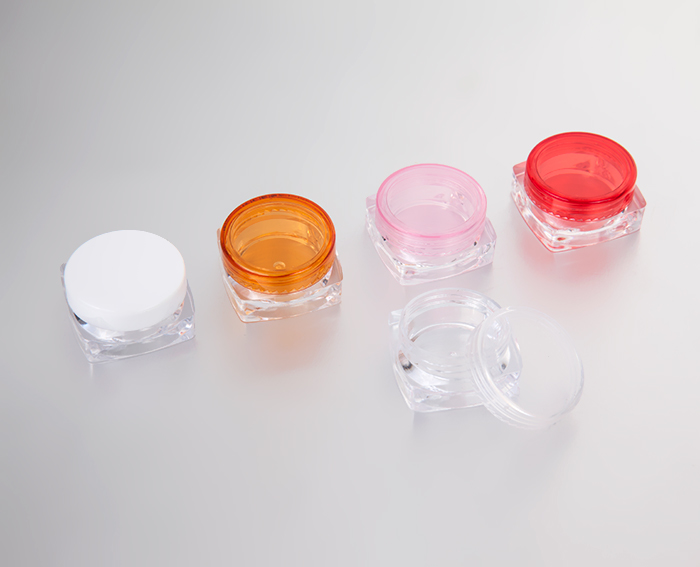 3g small plastic cream jars with lid